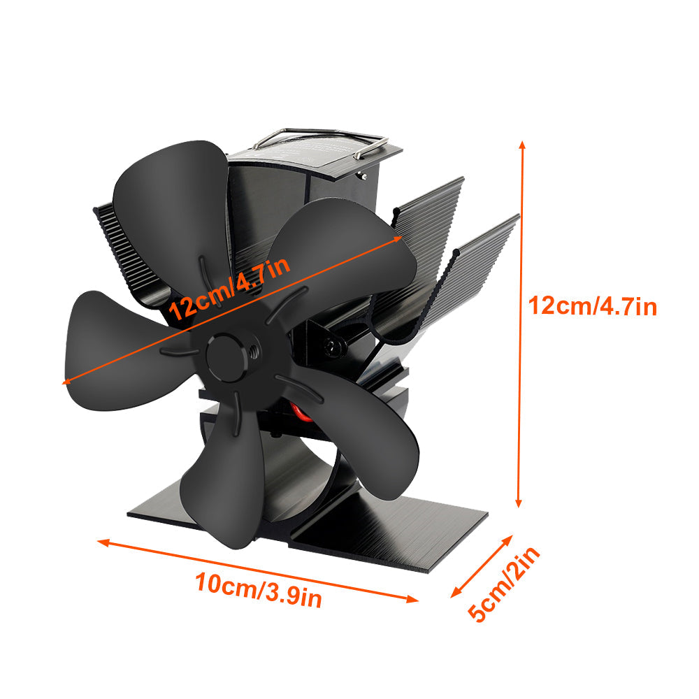 Stove Fan - Sparer Energi og Sprer Varmen Effektivt